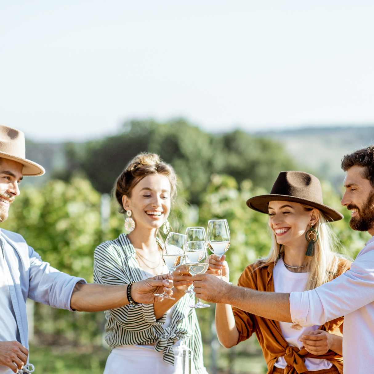 group wine tastting